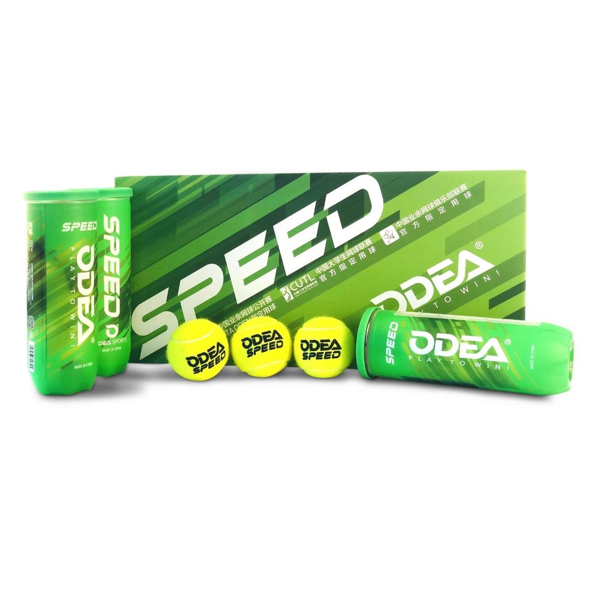 GENERICO - 24 Tarros Pelotas De Tenis Odea Speed. 3 Pelotas X Tarro.