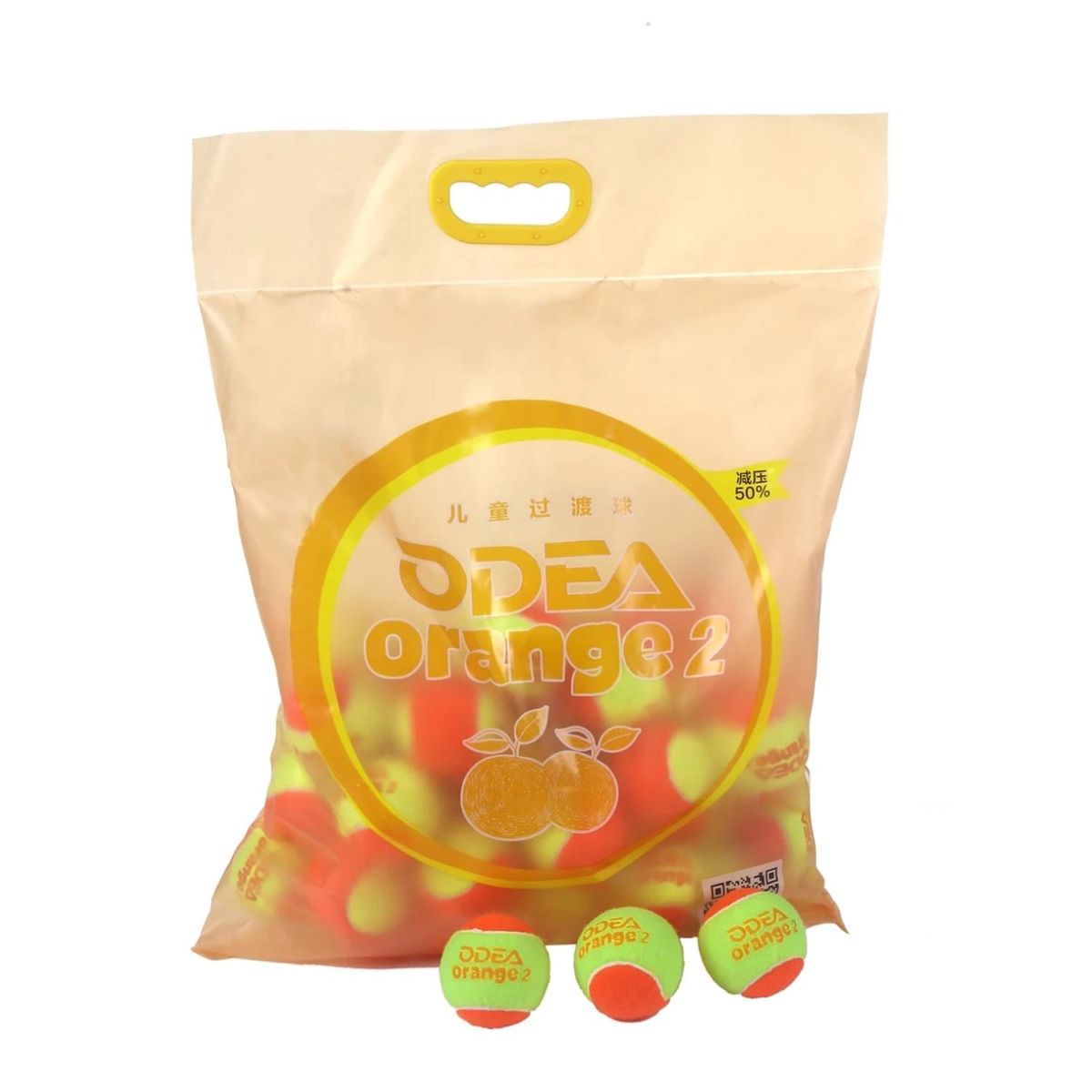 GENERICO - Pack De 48 Pelotas De Tenis Cancha Naranja. Odea