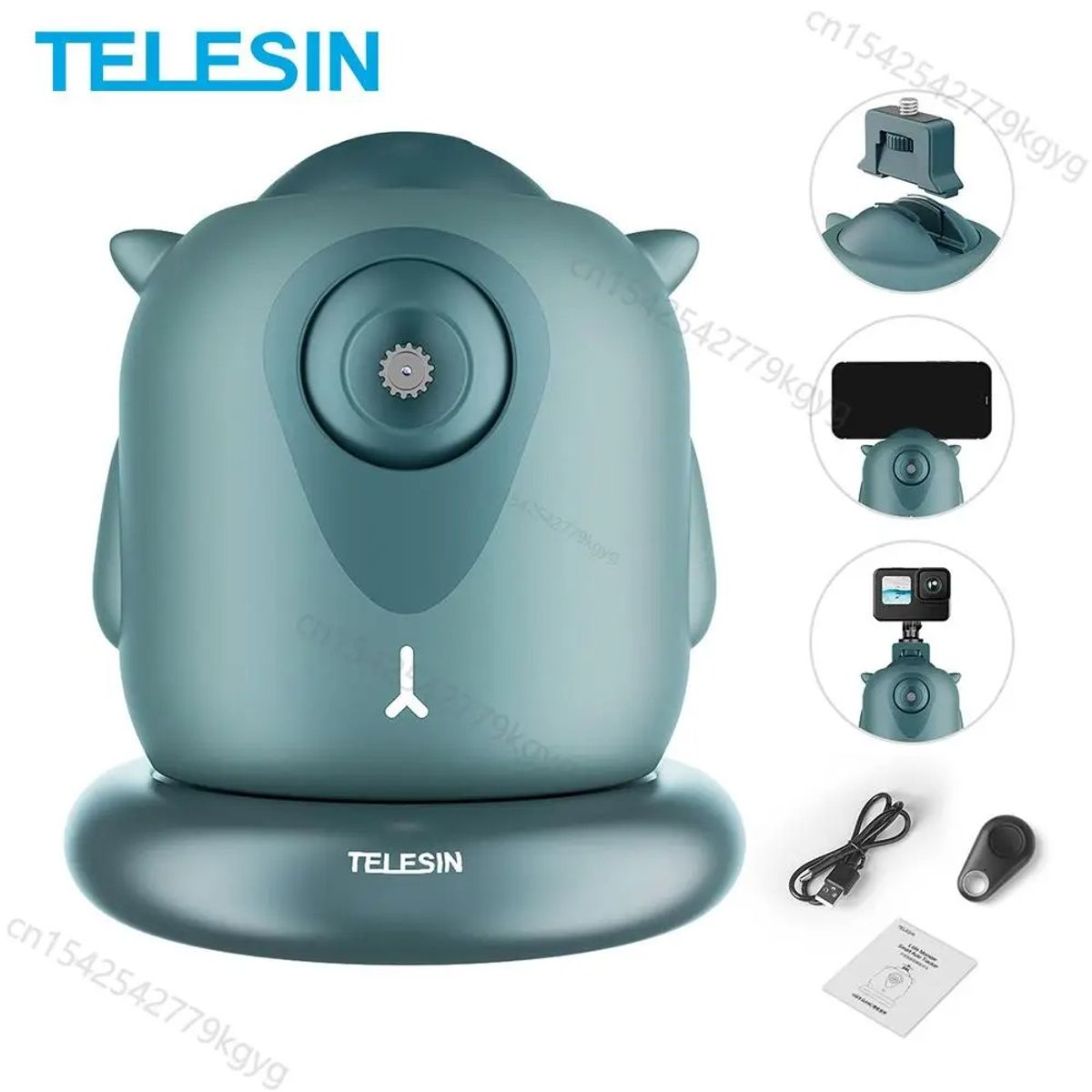 TELESIN - Soporte Smartphone Seguimiento Rostro 360 Rotación - Telesin