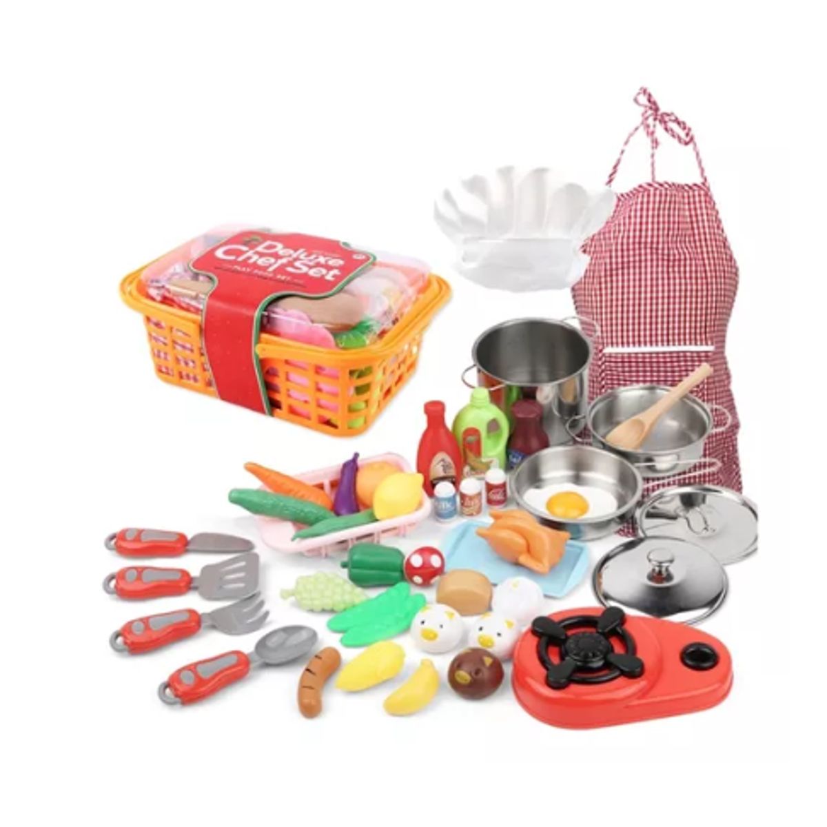 GENERICO - Cocina De Juguetes 42 Piezas Set Kits Y Comidas Para Niños