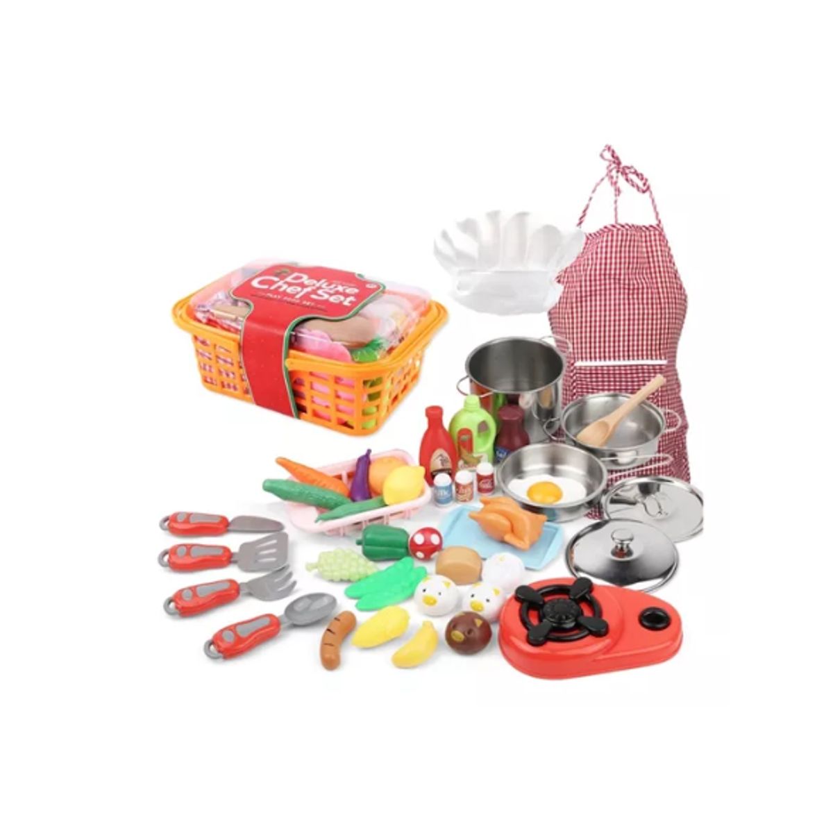 GENERICO - Cocina De Juguetes 42 Piezas Set Kits Y Comidas Para Niños