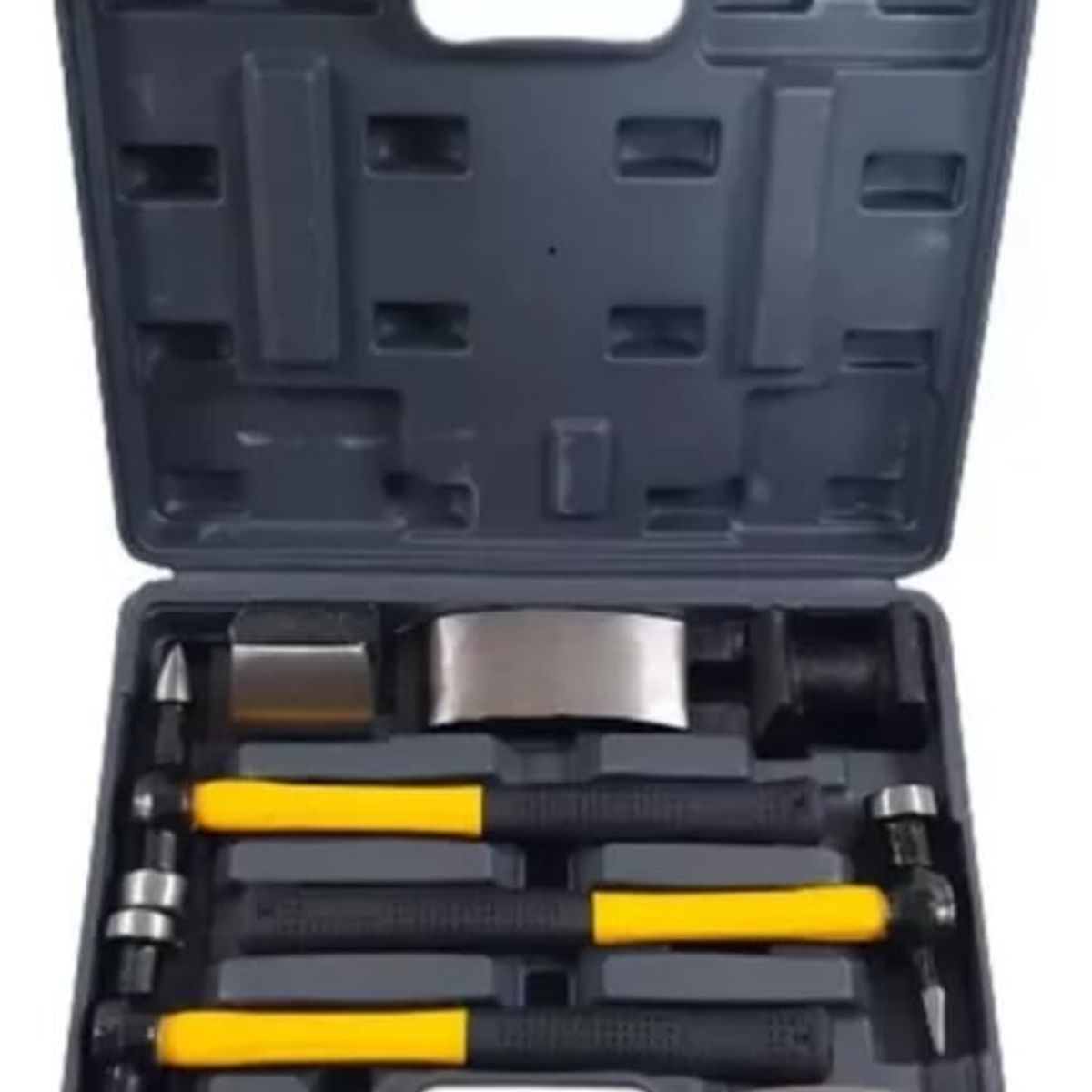 GENERICO - Kit Set 7 Piezas Martillos Desabolladores Crownman