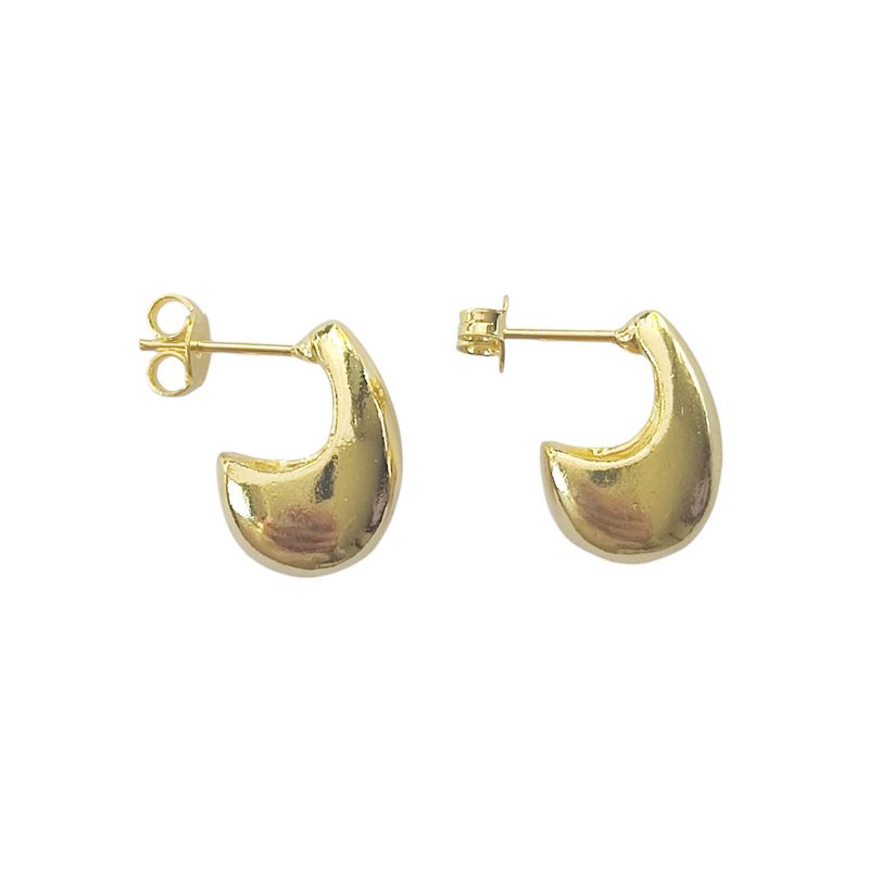 ANDREA COGGIOLA JOYAS - Aros Brenda Gota Enchapado Oro 18K