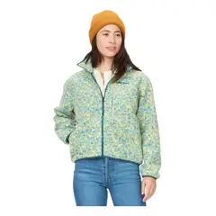 MARMOT - Polar Aros Printed Fleece Mujer Celeste