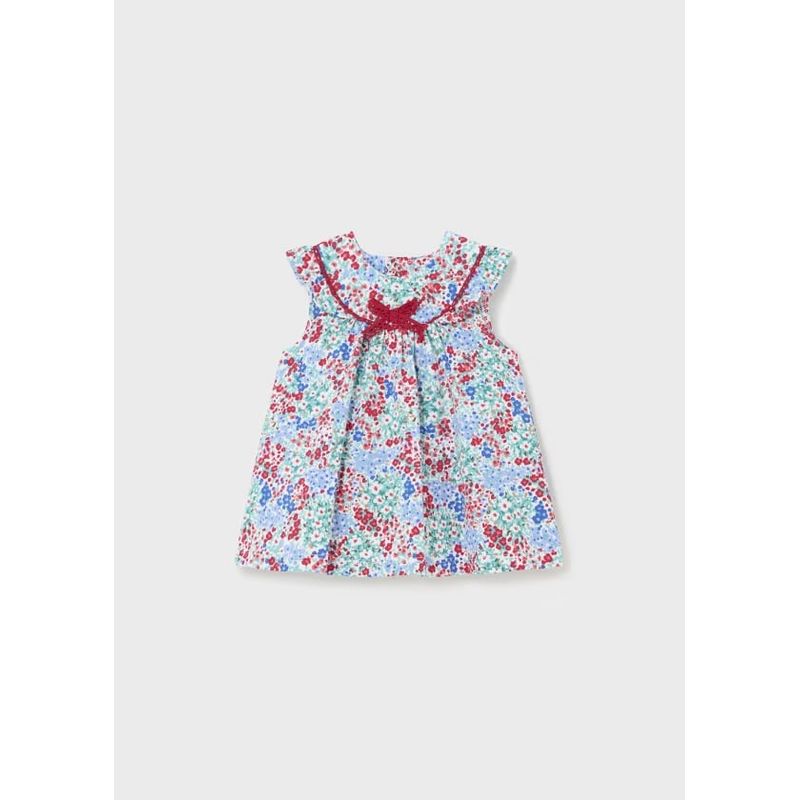 MAYORAL - Vestido estampado Better Cotton recién nacido