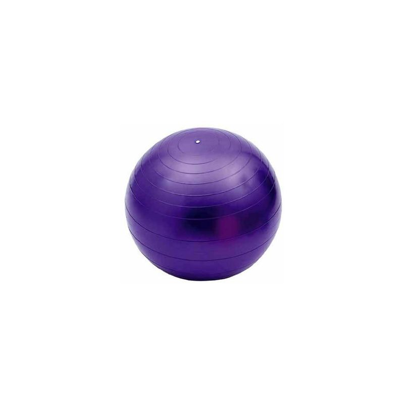 GENERICO - Pelota Balón Para Yoga O Pilates Con Inflador Morado - SC