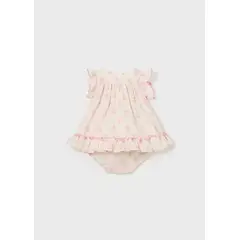 MAYORAL - Vestido jacquard Better cotton recién nacido