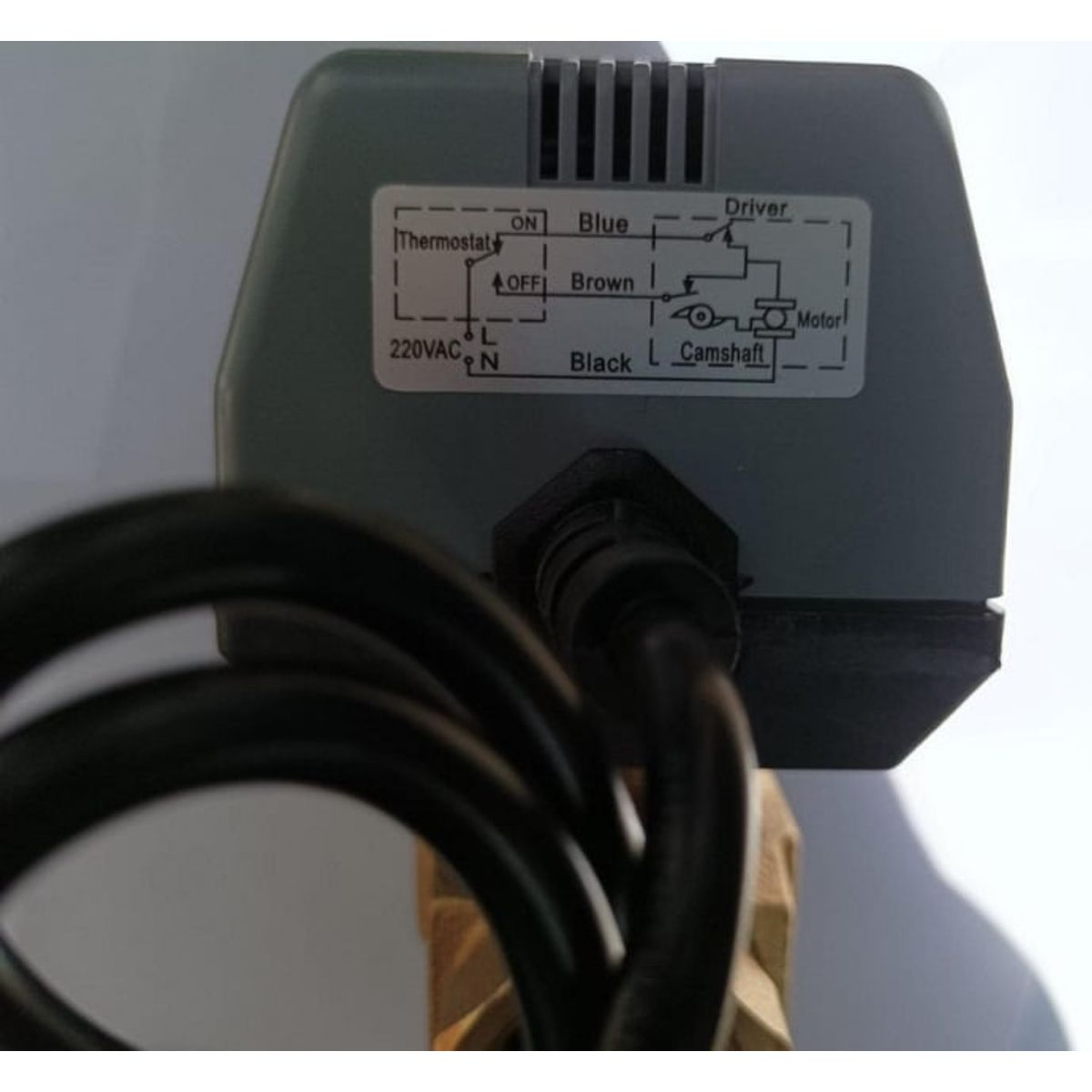 GENERICO - Valvula 1/2" 2 vías para Fancoil