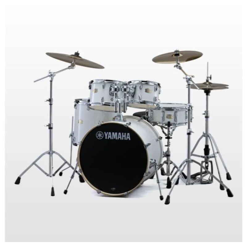 YAMAHA - Set Bateria Stage Custom Birch con bombo 22" Pure White