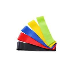 GENERICO - Pack 5 Bandas Elásticas Multicolores Para Entrenamiento - SC
