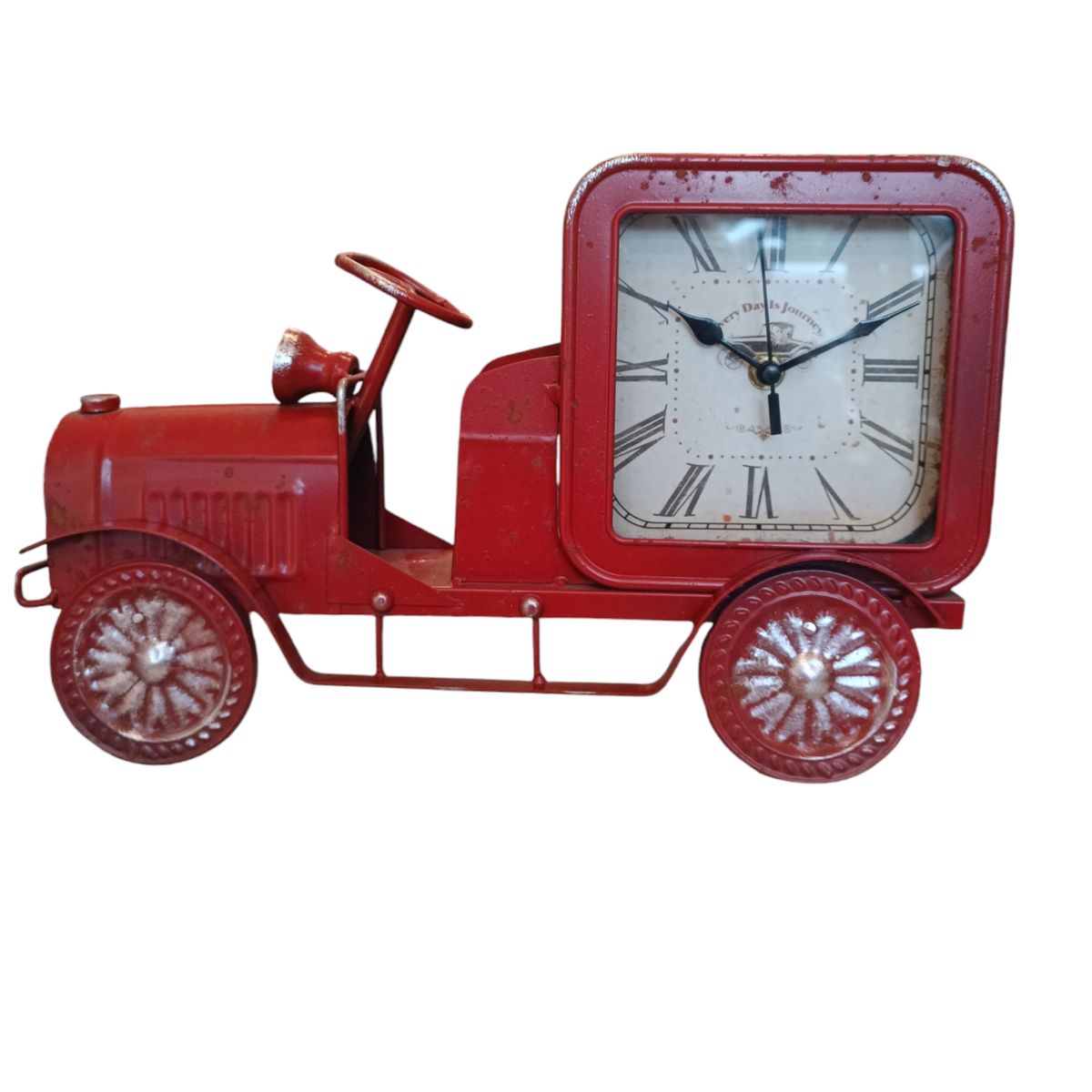 GENERICO - RELOJ VINTAGE METAL DISEÑO CAMION