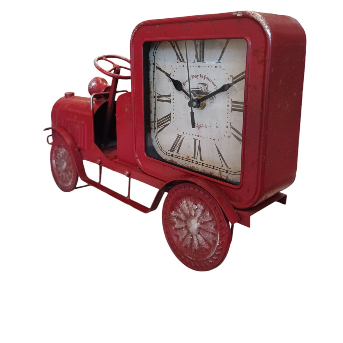 GENERICO - RELOJ VINTAGE METAL DISEÑO CAMION