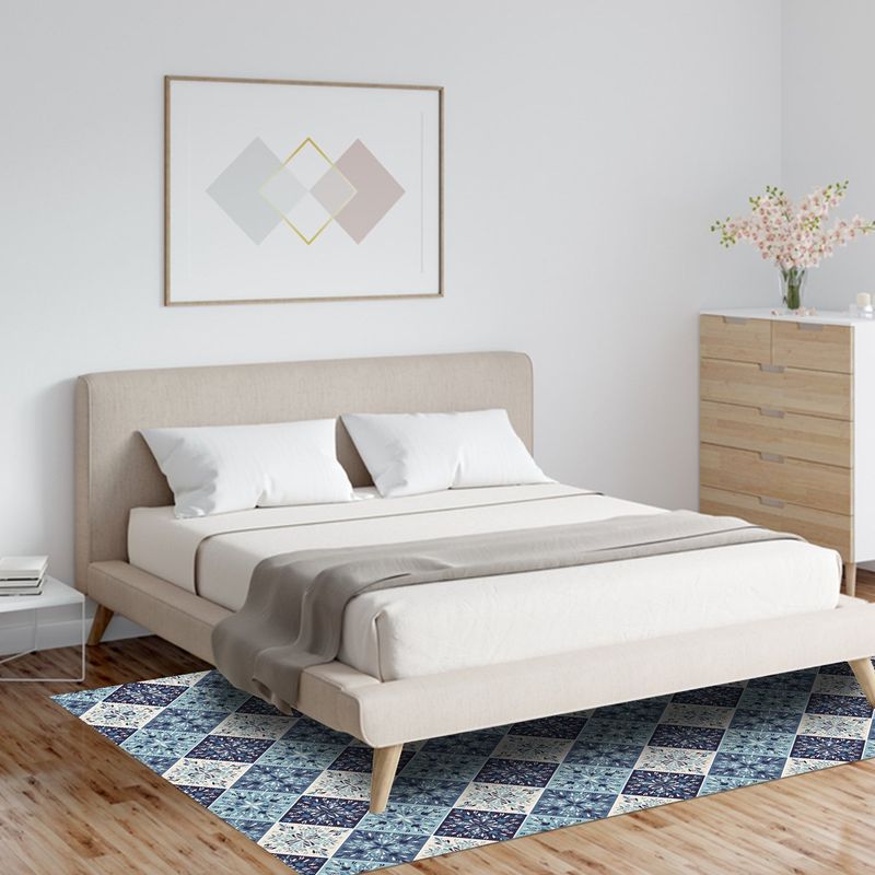 DAVANTI - Alfombra Vinilica Blue Tile 76X182Cm