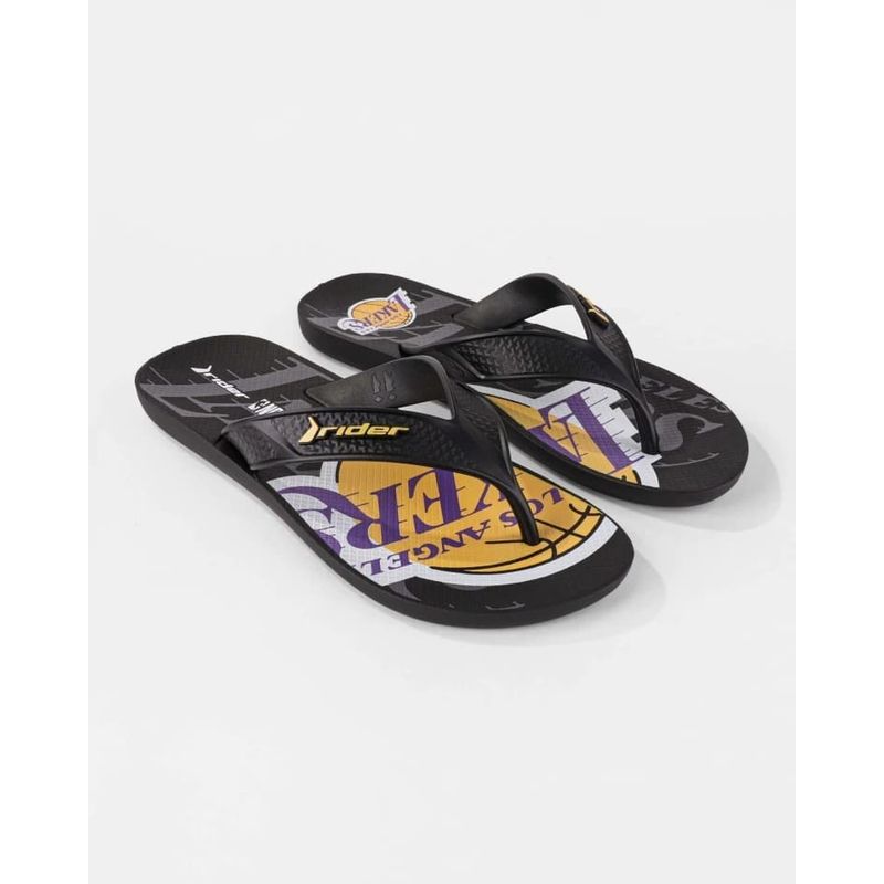 RIDER - Sandalia Hombre Negro Lakers 2 Rider