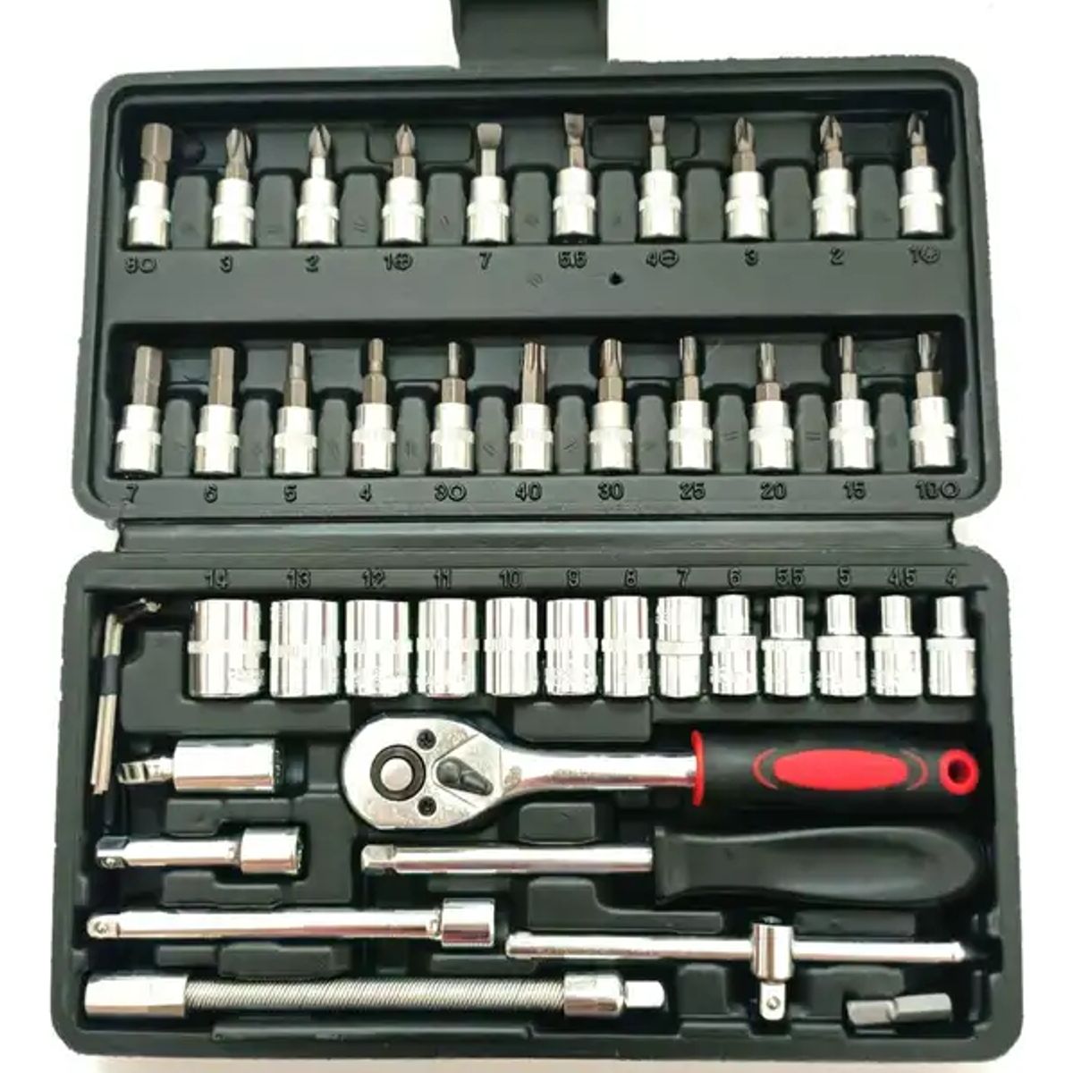 GENERICO - Juego De Dados 1/4 Con 46 Piezas