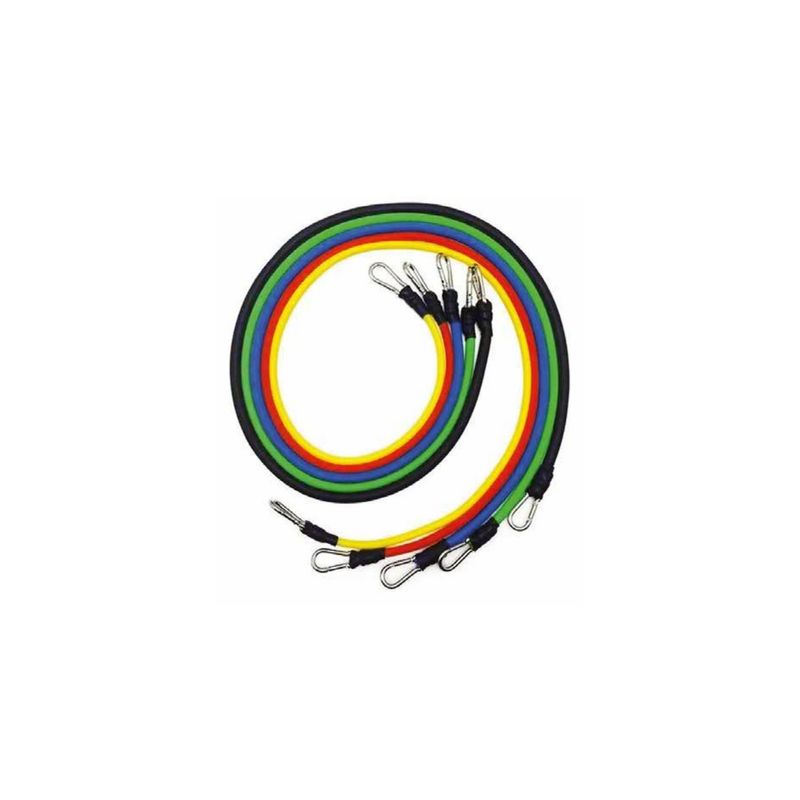 INFITNESS - Pack De 5 Bandas Elásticas Resistencia 100 Libras Tpe - SC