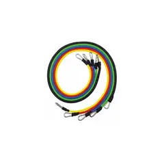 INFITNESS - Pack De 5 Bandas Elásticas Resistencia 100 Libras Tpe - SC