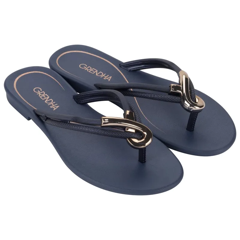 GRENDHA - Sandalia Mujer Azul Enlace Grendha