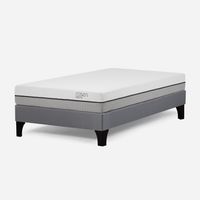 Cama Europea Pratta 1 Plaza Pata Madera 90 x 200 cm