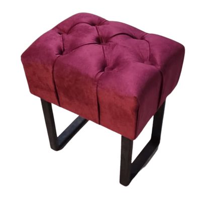 Imagen 2 del producto Banqueta Capitoné Burdeo Felpa Muebles Rimar