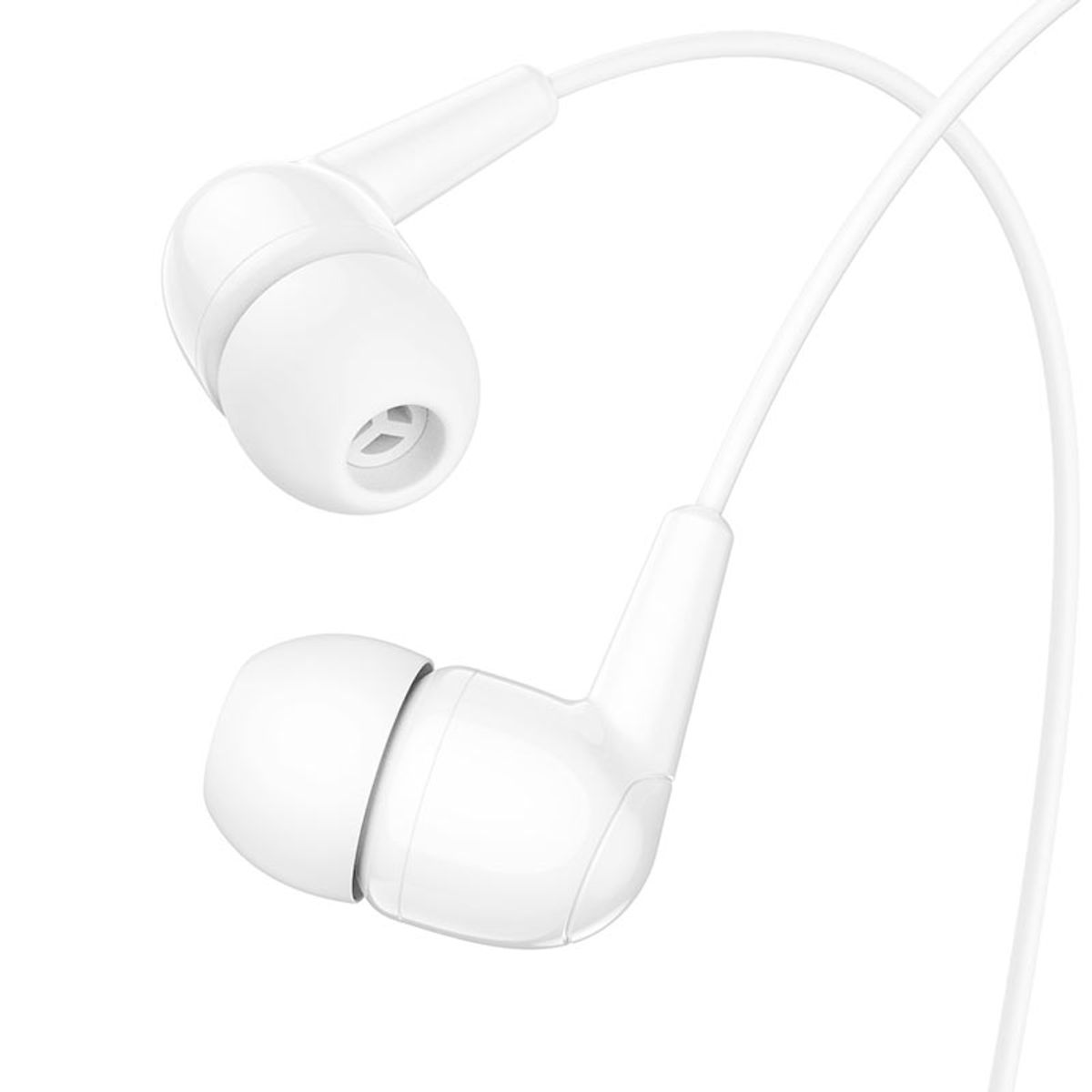 HOCO - Audifono con cable Hoco M97 manos libres blanco