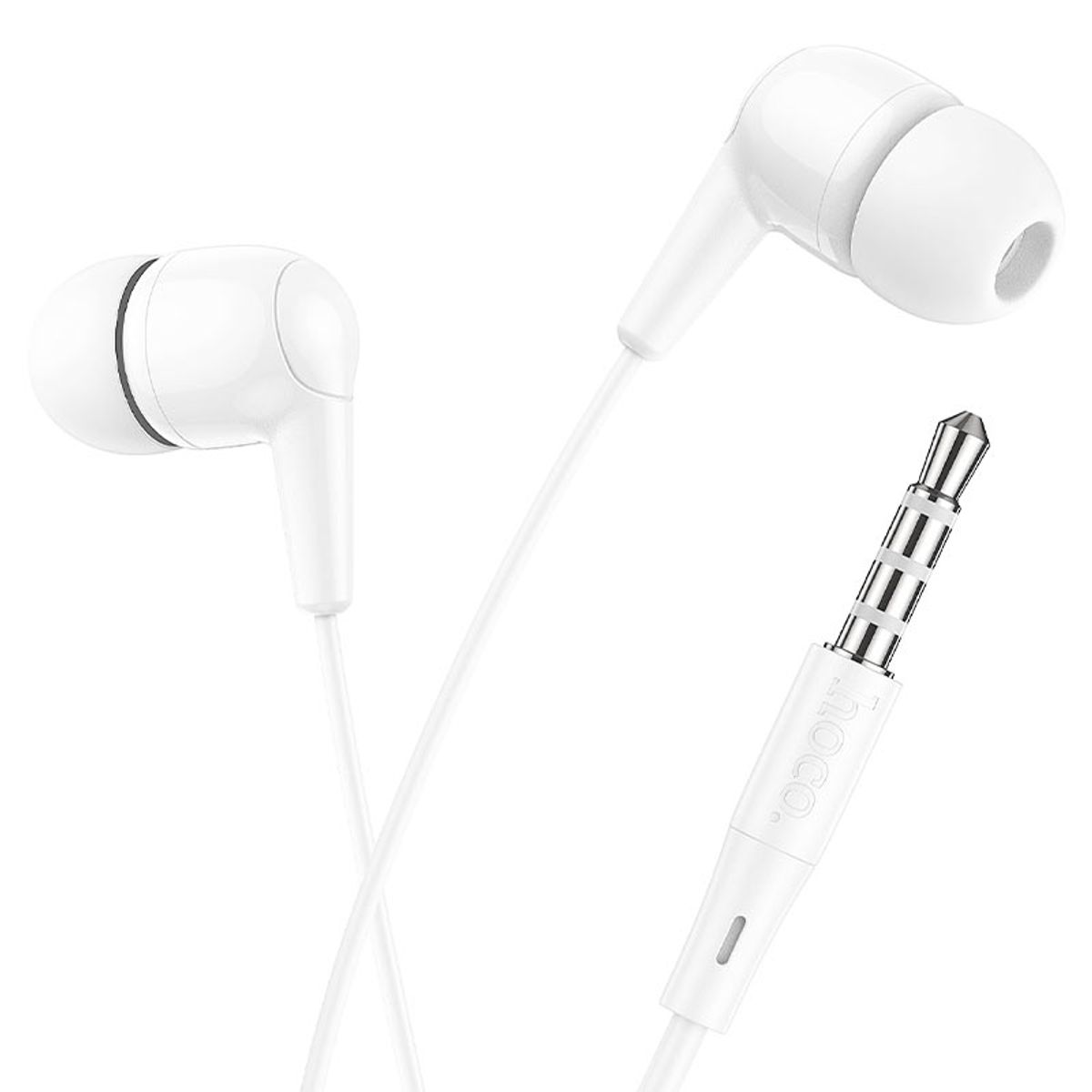 HOCO - Audifono con cable Hoco M97 manos libres blanco