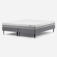 Cama Europea Pratta 2 Plazas Pata Acero Base D. 150 x 200 cm
