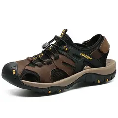 SHANDIAN - Sandalia de Trekking Para Explorar con Estilo Hombre Negro