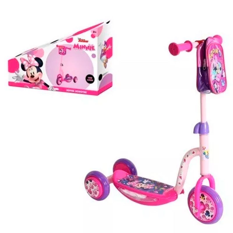 GENERICO - Super Scooter Con Luces Y Bolsito Color Rosa