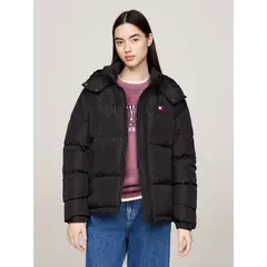 TOMMY HILFIGER - Parka Alaska Repelente Al Agua Negro