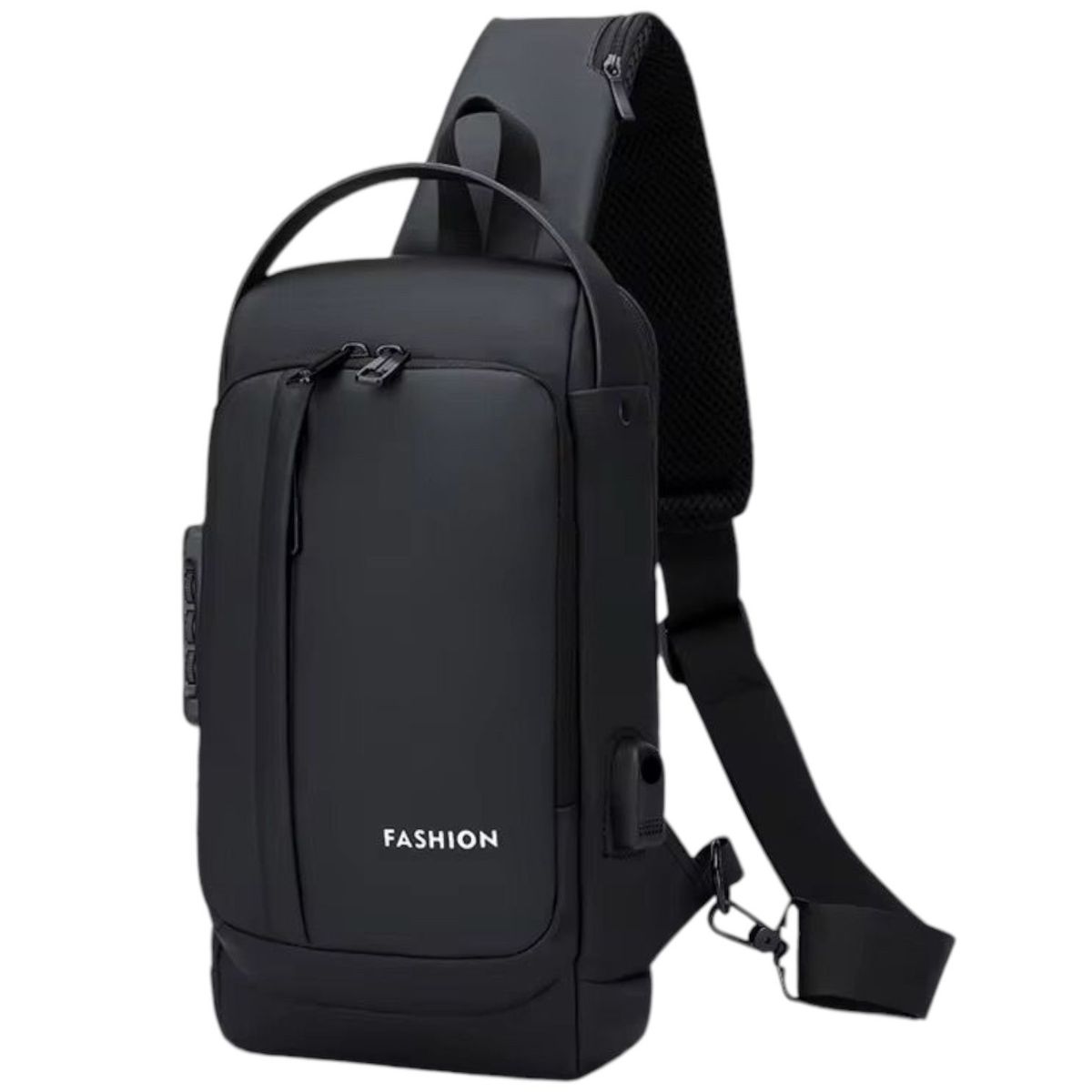 GENERICO - Bolso De Pecho Antirrobo Para Hombre y Mujer Bandolera De Carga USB