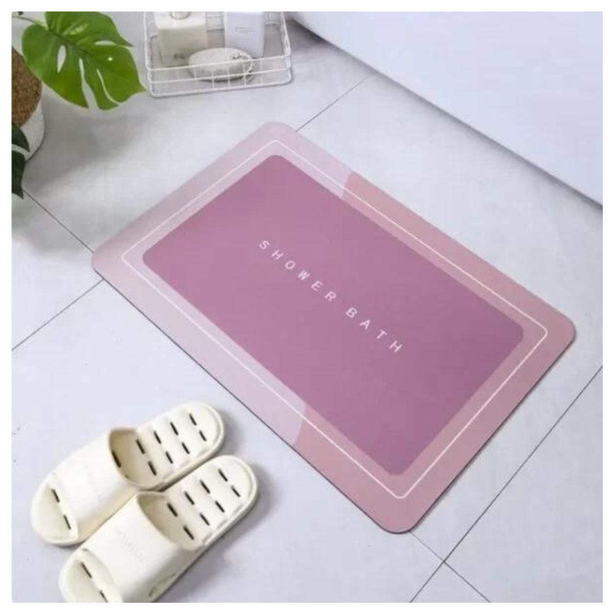 GENERICO - 2 x Alfombras Antiresbalante Estilo Clásico