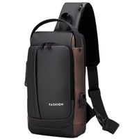 Bolso De Pecho Antirrobo Para Hombre y Mujer Bandolera De Carga USB