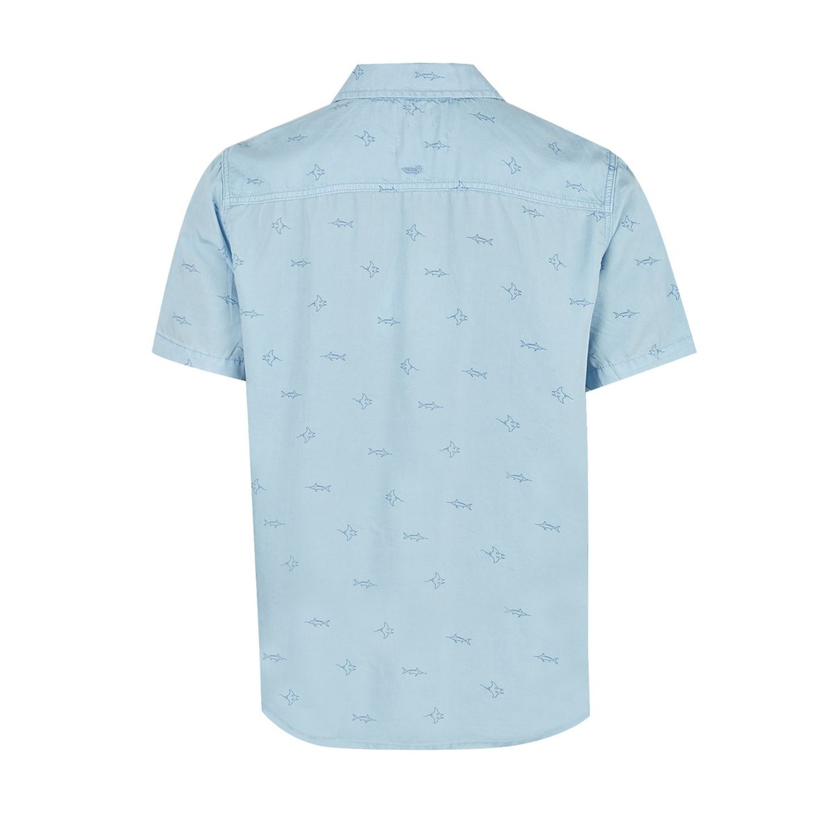 ROCKFORD - camisa Tencel Azul Tencelprint Hombre ROCKFORD
