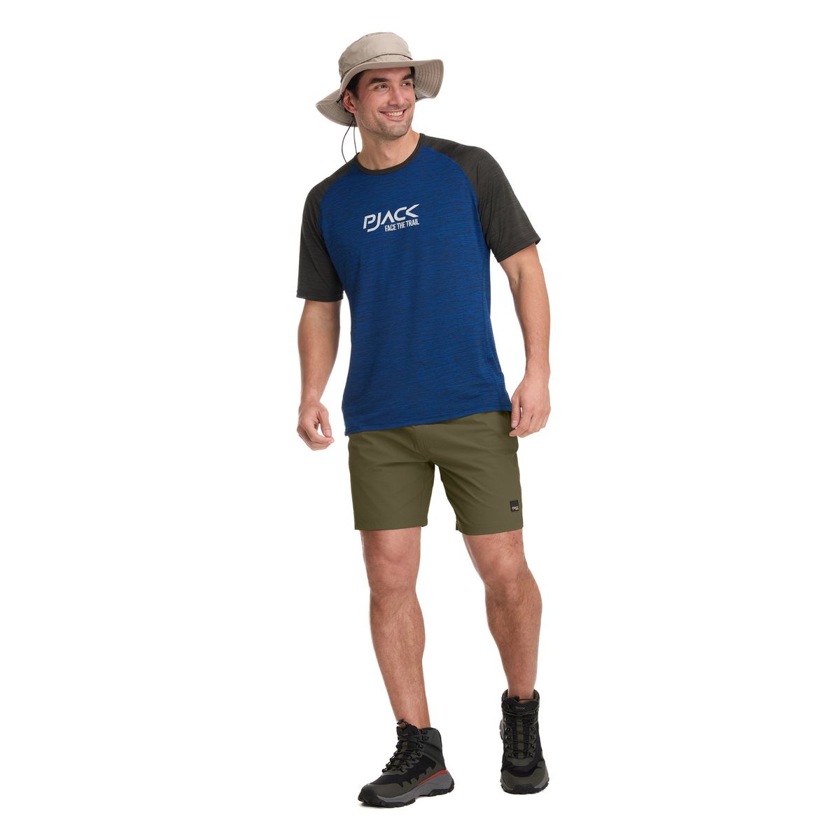 PANAMA JACK - Short Hombre Deportivo Verde Panama Jack