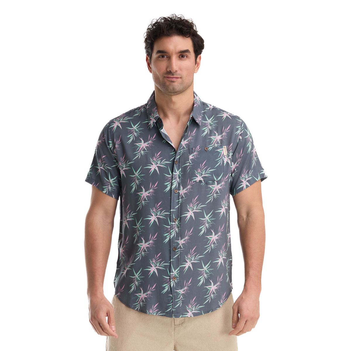 PANAMA JACK - Camisa Guayabera Hombre Gris Panama Jack