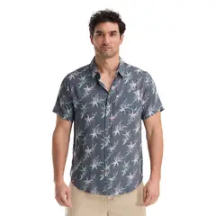 PANAMA JACK - Camisa Guayabera Hombre Gris Panama Jack_.