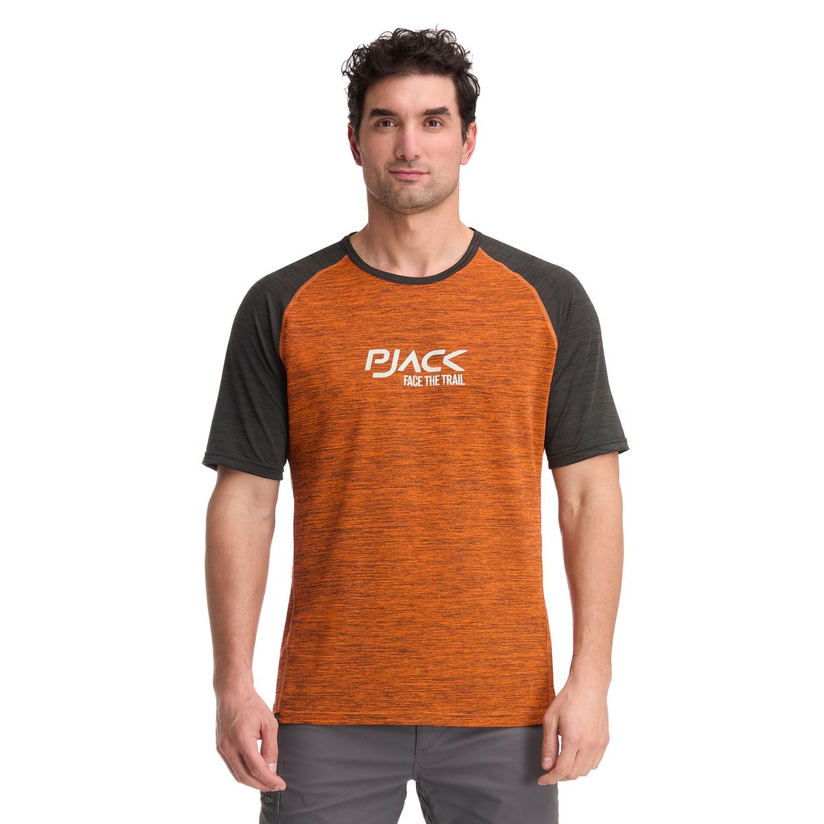 PANAMA JACK - Polera Deportiva Hombe Naranjo Panama Jack