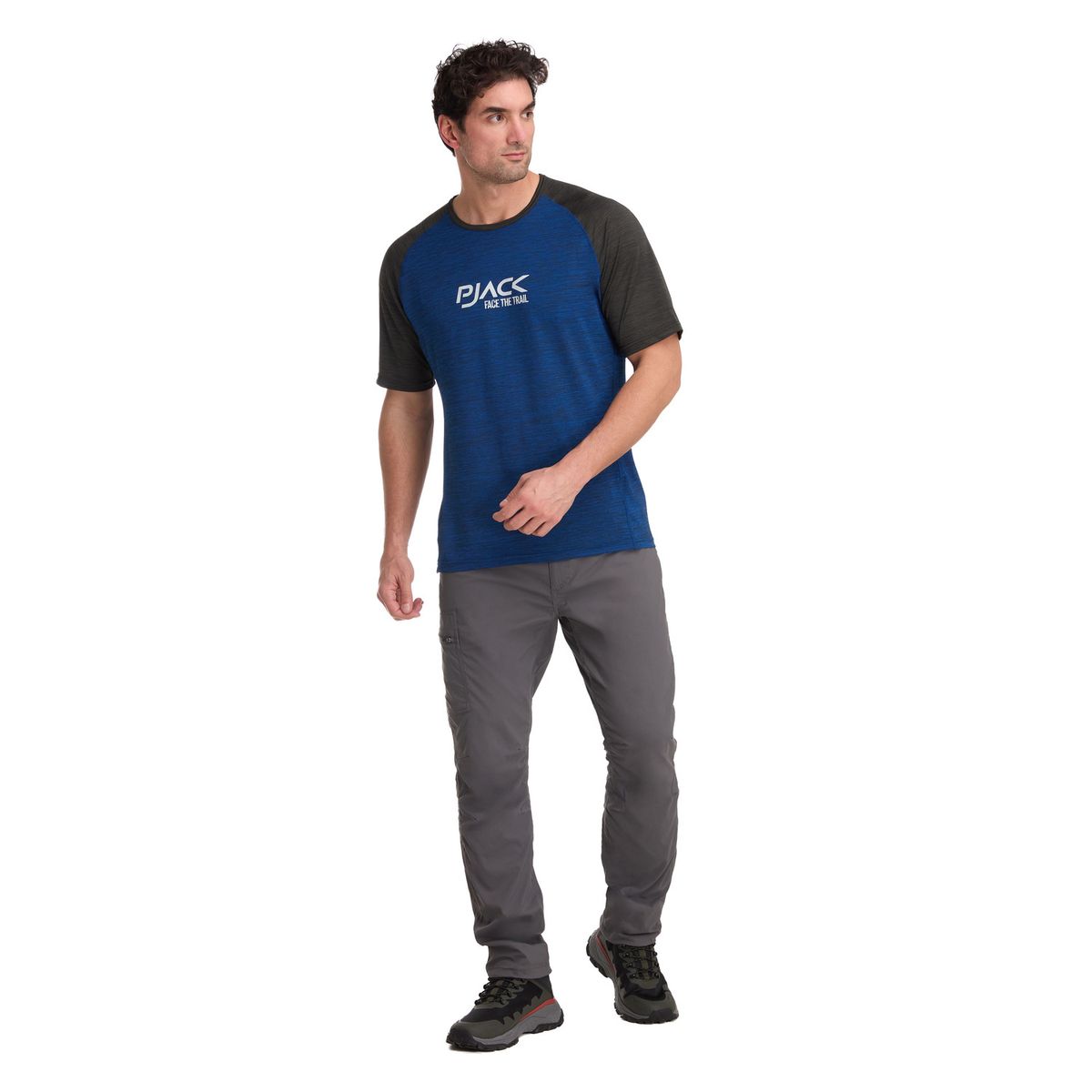 PANAMA JACK - Polera Deportiva Hombe Azul Panama Jack