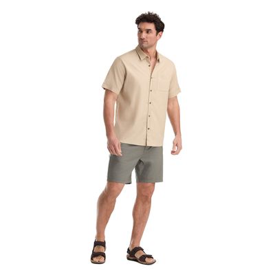 Imagen 2 del producto Camisa manga corta Beige Hombre