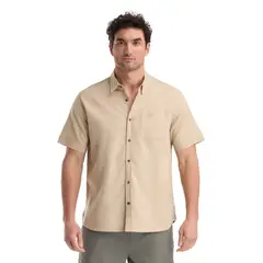 PANAMA JACK - Camisa manga corta Beige Hombre