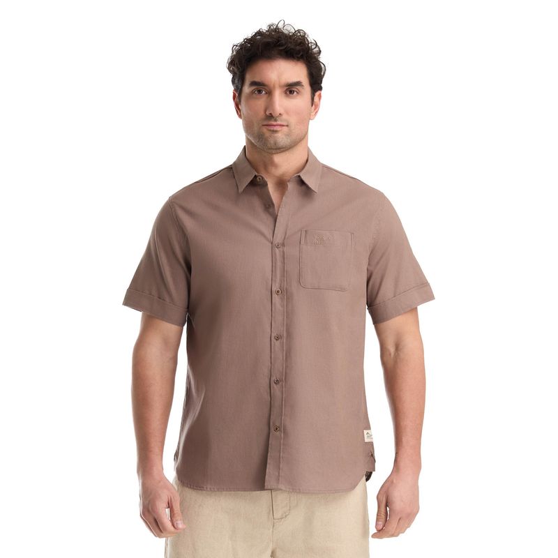 PANAMA JACK - Camisa manga corta Caqui Hombre Panama Jack