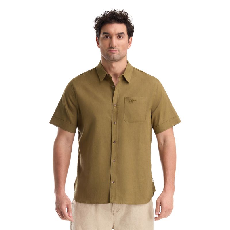 PANAMA JACK - Camisa manga corta Verde Hombre Panama Jack