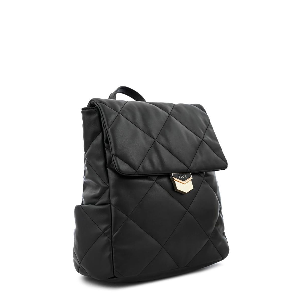 ZIOL - Mochila con tapa liesel mediana negro