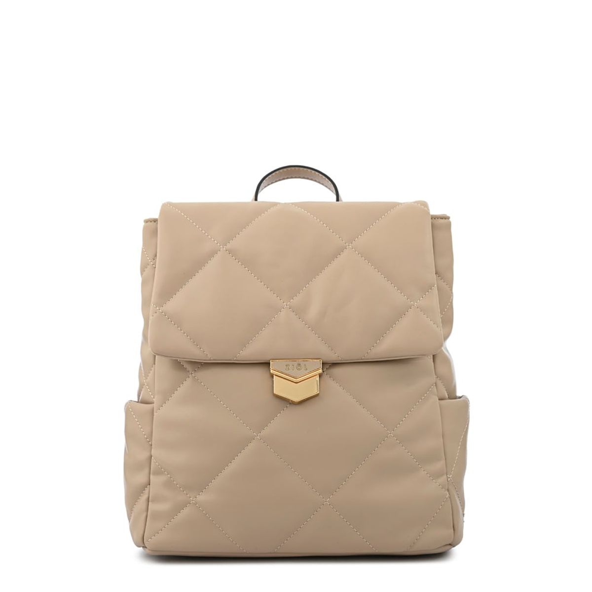 ZIOL - Mochila con tapa liesel mediana beige