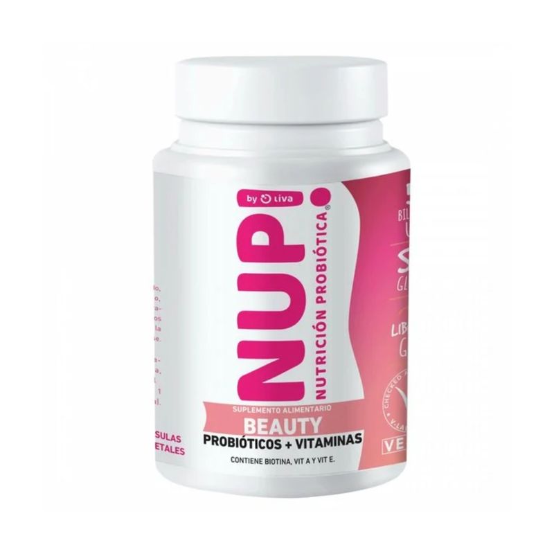 NUP - Probiótico Beauty + Vitaminas A y E 50 Billones 30 Cap NUP NUP
