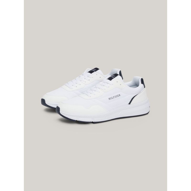 TOMMY HILFIGER - Zapatillas Faston Mix Con Logo Blanco Tommy Hilfiger