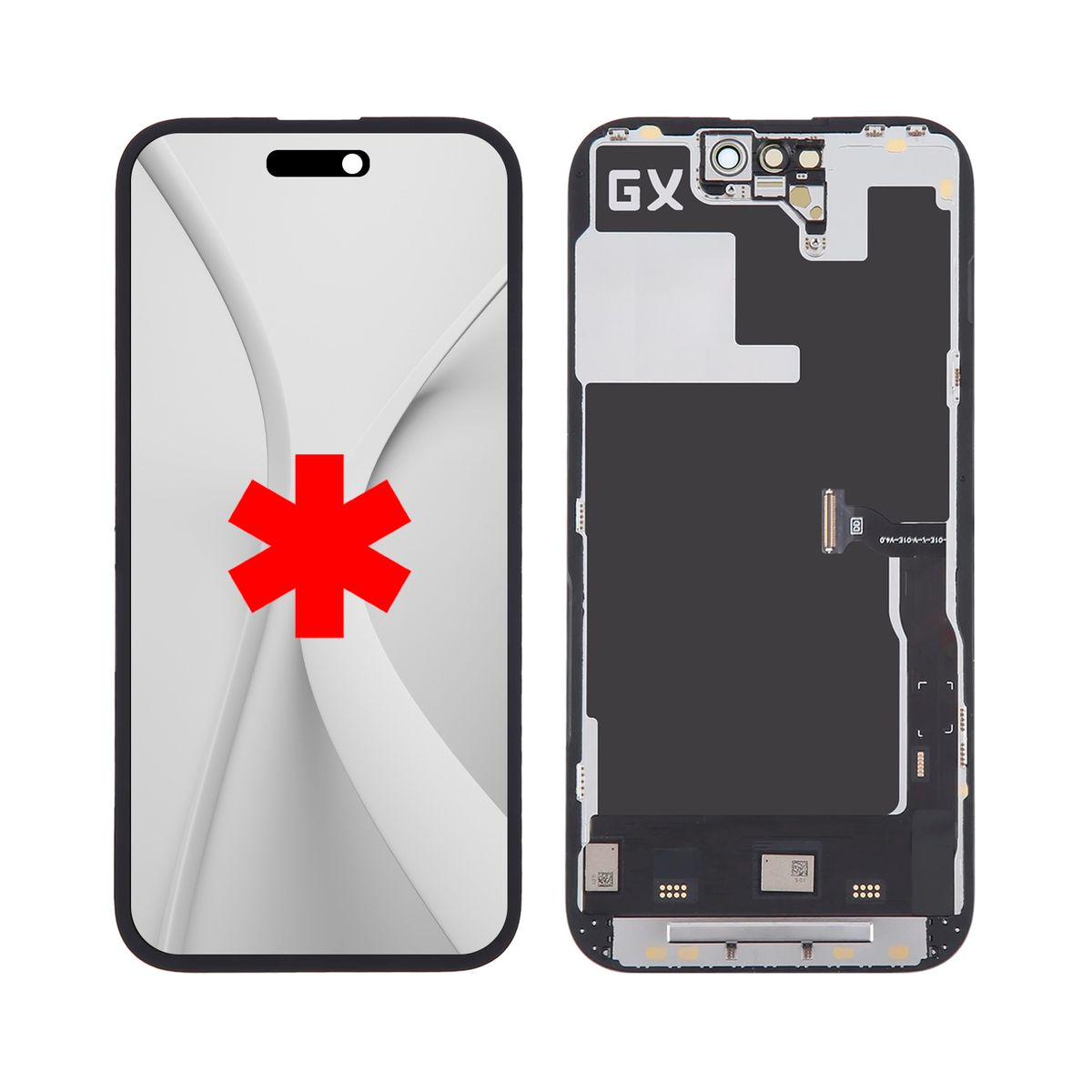 GENERICO - Pantalla Compatible con Iphone 14 Pro Oled GX Calidad Premium