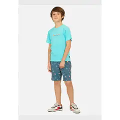 MAUI AND SONS - Polera MC California Sty Celeste Niño