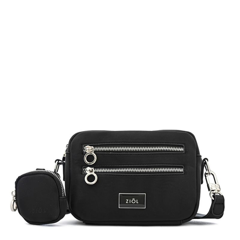 ZIOL - Cartera bandolera pequeña luzmaria negro